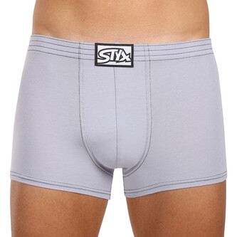 Pánské boxerky Styx klasická guma světle šedá (Q1067) S