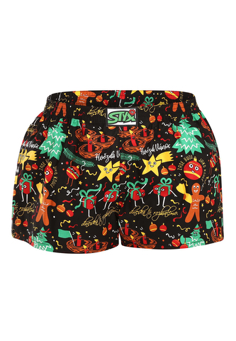 Dámské trenky Styx art klasická guma Vánoce ozdoby (K1754) XL
