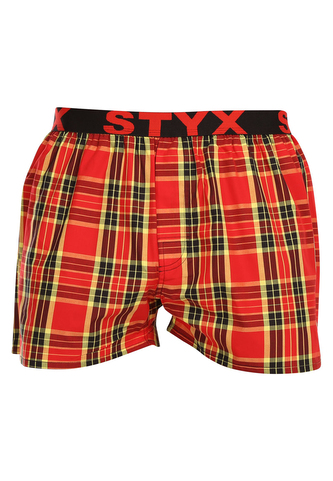 Pánské trenky Styx sportovní guma vícebarevné (B1014) S