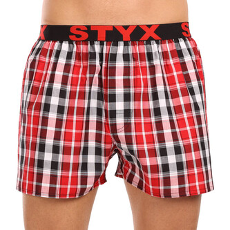 Pánské trenky Styx sportovní guma vícebarevné (B1035) L