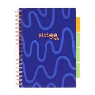 Kołozeszyt Pads B5/100K kratka Neon granatowy