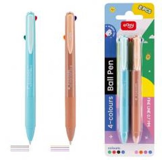 Długopis automatyczny czterokolorowy 2szt EASY