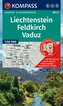 KOMPASS Wanderkarte 21 Liechtenstein, Feldkirch, Vaduz 1:50.000