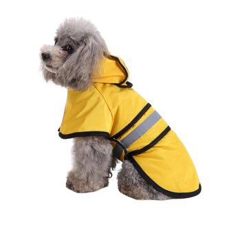 Reflexní pláštěnka pro psa 2XL Žlutá
