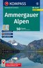 KOMPASS Wanderführer Ammergauer Alpen, 50 Touren mit Extra-Tourenkarte