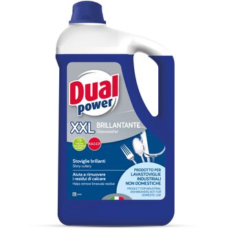 Dual power oplachovač do myčky 4,9 L