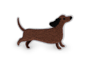 Nažehlovačka pes - 10 ks - 4 hnědá