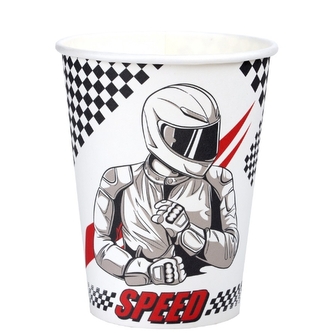 Papírové kelímky Formule 1 – 270 ml, 10 ks