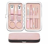 Manikúrní sada dámská professional 8 ks / růžová