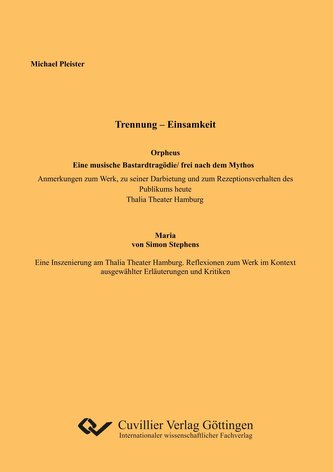 Trennung - Einsamkeit