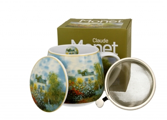 Porcelánový hrnek soudek byliňák - THE GARDEN AT ARGENTEUIL, 430 ml