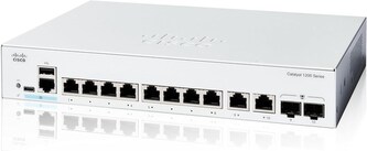 Cisco Catalyst switch C1200-8T-E-2G-RF (8xGbE,2xGbE/SFP combo,fanless) - REFRESH