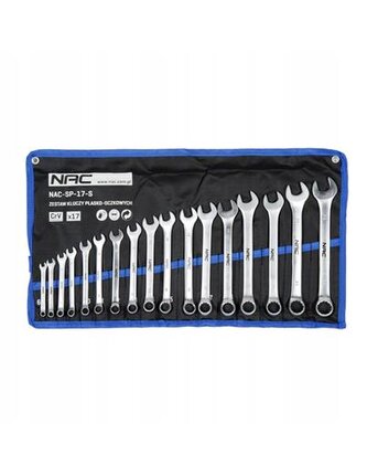 Sada klíčů NAC očkoploché 6-22 17 dílů