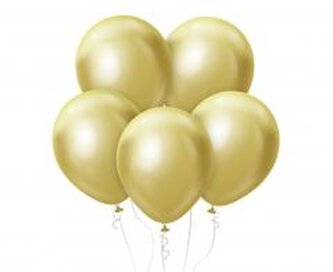 Balony Beauty&Charm platynowe j. złote 12" 7szt