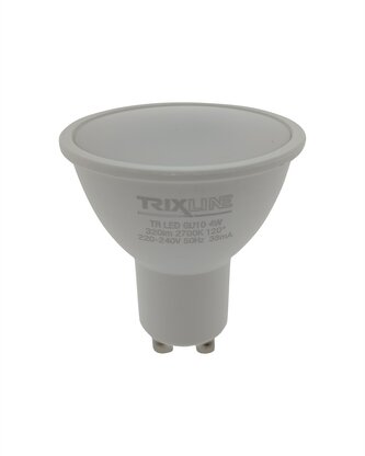 LED žárovka Trixline 4W 320lm GU10 teplá bílá LED žárovka Trixline 4W 320lm GU10 teplá bílá