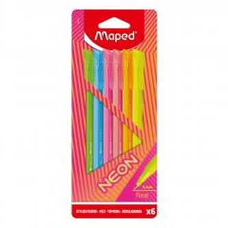 Cienkopis Graph Peps neon 6 kolorów MAPED