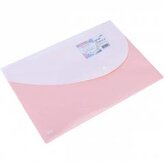 Teczka kopertowa na zatrzask PP Macaron róż DELI