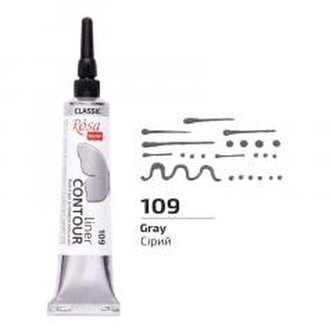 Farba aktylowa konturowa universal gray 20ml