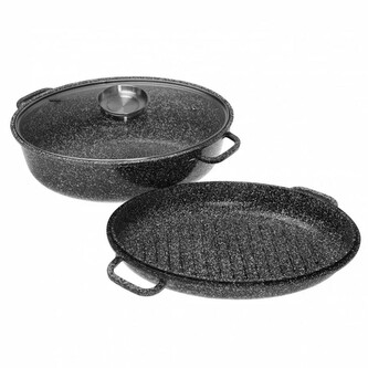 Mramorový pekáč a pánev Klausberg 8l, 3l