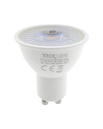 LED žárovka Trixline 5W 350lm GU10 2700K teplá bílá LED žárovka Trixline 5W 350lm GU10 2700K teplá bílá