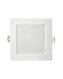 Q-106P LED panel 6W 660lm 4000K bílý - čtvercový přisazený Qtec