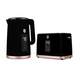 BERLINGERHAUS Rychlovarná konvice + toustovač 2200W sada Black Rose Collection BH-9540