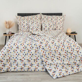 Klasické krepové povlečení 140x200, 70x90cm Mozaika