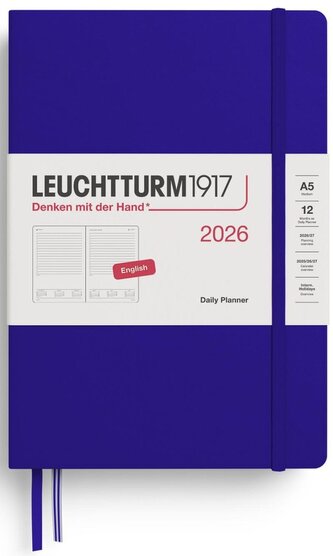 Daily Planner 2026 Medium (A5) Ink