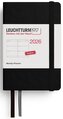 Weekly Planner 2026 Mini (A7) Black