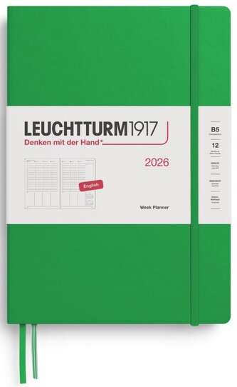 Week Planner 2026 Composition (B5) Spring Leaf