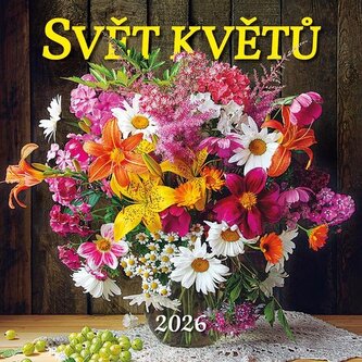 Svět květů 2026 - nástěnný kalendář