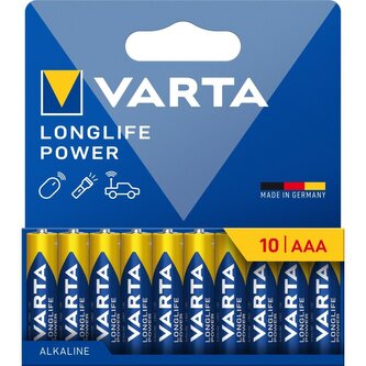 Varta Longlife Power AA Baterie 10ks