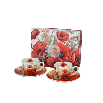 2 filiżanki espresso ze spodkami MAKI