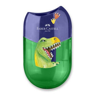 Temperówka podwójna owalna Dinozaur