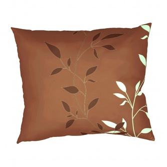 Dadka Povlak na polštář krep Mandevila hnědá 40x50 cm