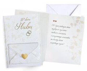 Karnet Ślub koperta