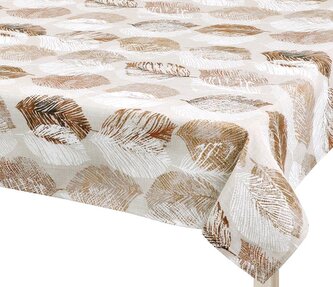 Ubrus EMA - Béžová,Hnědá - 120x200 cm