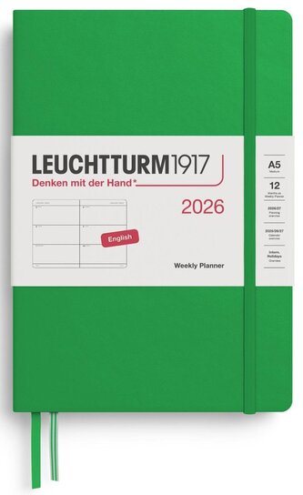 Weekly Planner 2026 Medium (A5) Spring Leaf