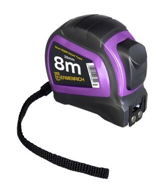 Svinovací metr Ermenrich Reel SQ80 - 8m, fialový