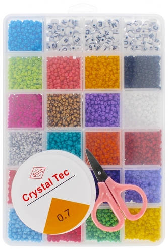 Koraliki do nawlekania z akcesoriami MEGA CREATIVE 532280