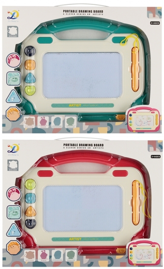 Znikopis magnetyczny kolorowy z akcesoriami MEGA CREATIVE 545241