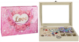 Zestaw piękności Szkatułka w ozdobnej torebce MEGA CREATIVE 547686