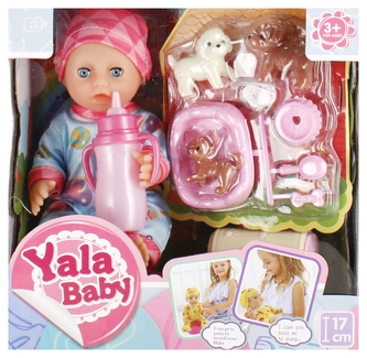 Lalka 17 cm Bobas z akcesoriami MEGA CREATIVE 543711