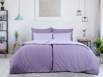 B.E.S. - Petrovice, s.r.o. Povlečení BAVLNA Double face ZIP - Fialová/Levandule Rozměr: 200 x 220 + 2x 70 x 90