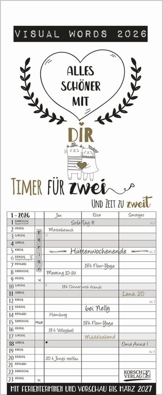Visual Words Timer für 2 2026