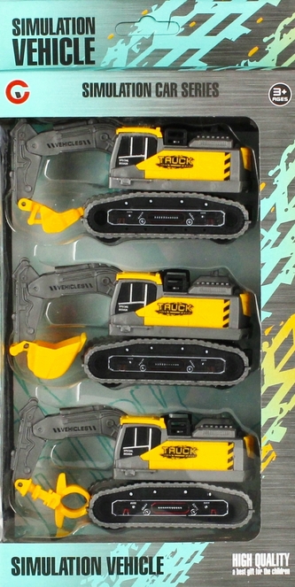 Maszyna budowlana 3 szt. MEGA CREATIVE 524030