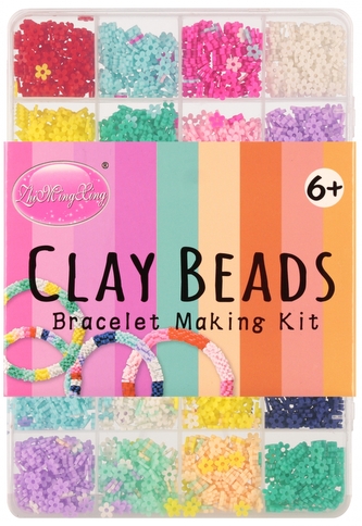 Zestaw koralików do nawlekania z akcesoriami w etui MEGA CREATIVE 553092