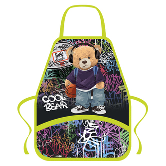 Umělecká zástěra JUNIOR S8 - Cool Bear