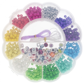 Zestaw koralików do nawlekania MEGA CREATIVE 543667