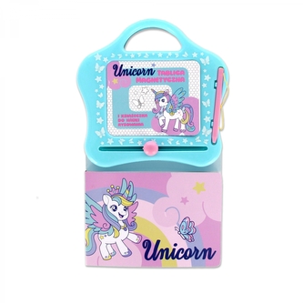 Tablica magnetyczna z  książeczka do nauki rysunków Unicorn STARPAK 552505 Tablica magnetyczna z  książeczka do nauki rysunków Unicorn STARPAK 552505